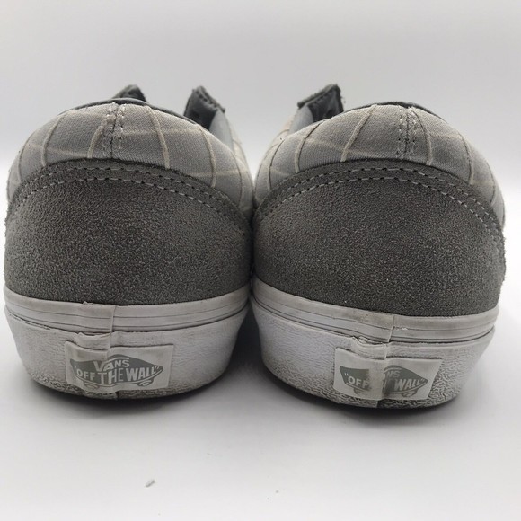 Vans Gray Grid Suede Unisex Shoes Men’s  Size 8 Women’s Size 9.5 - Picture 10 of 16